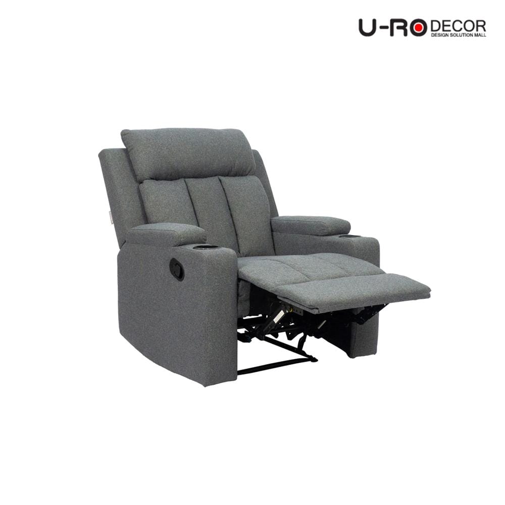 เก้าอี้ปรับนอน U-RODECOR JACOB สีเทาเข้ม