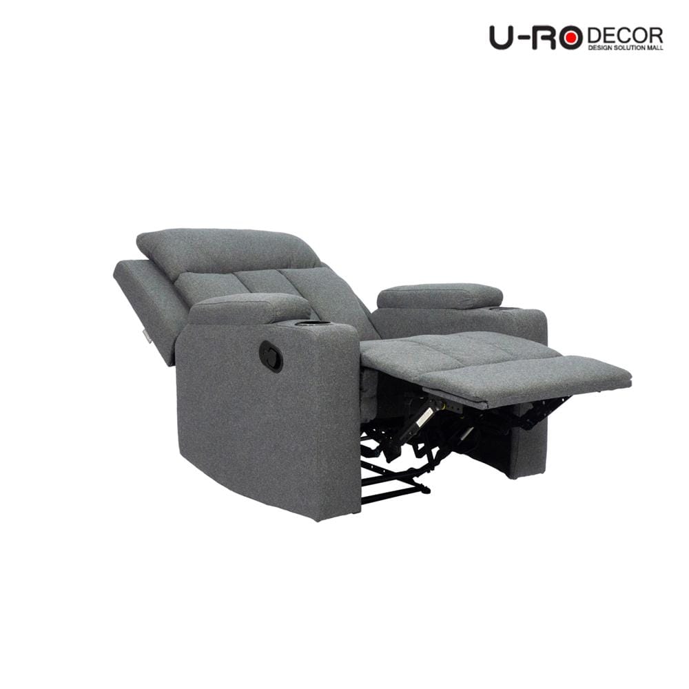 เก้าอี้ปรับนอน U-RODECOR JACOB สีเทาเข้ม