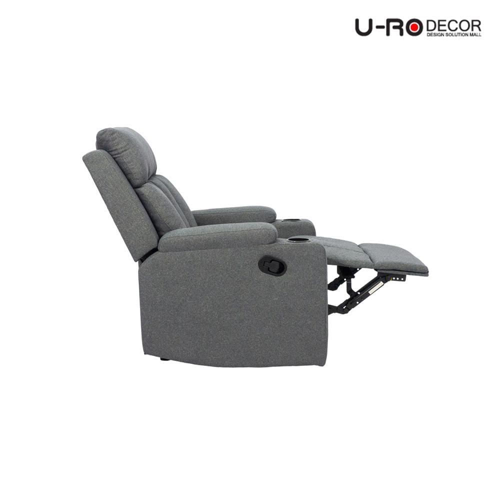 เก้าอี้ปรับนอน U-RODECOR JACOB สีเทาเข้ม