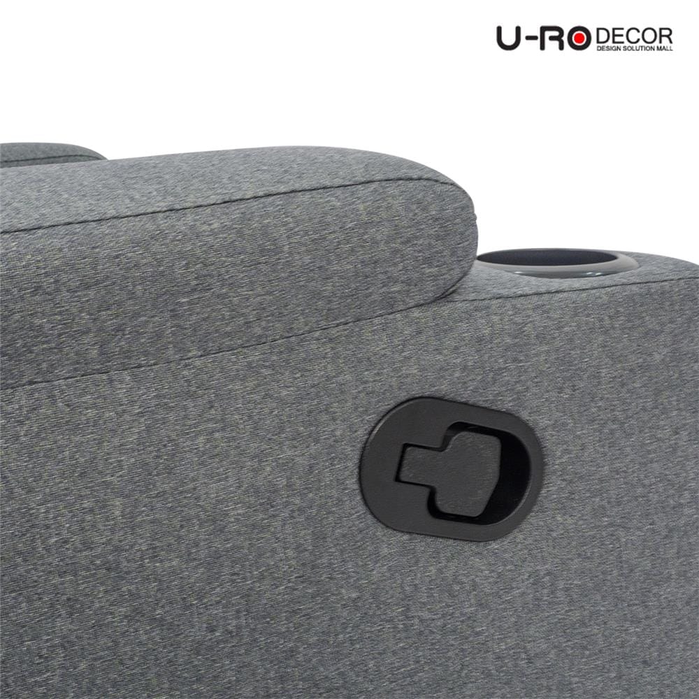 เก้าอี้ปรับนอน U-RODECOR JACOB สีเทาเข้ม