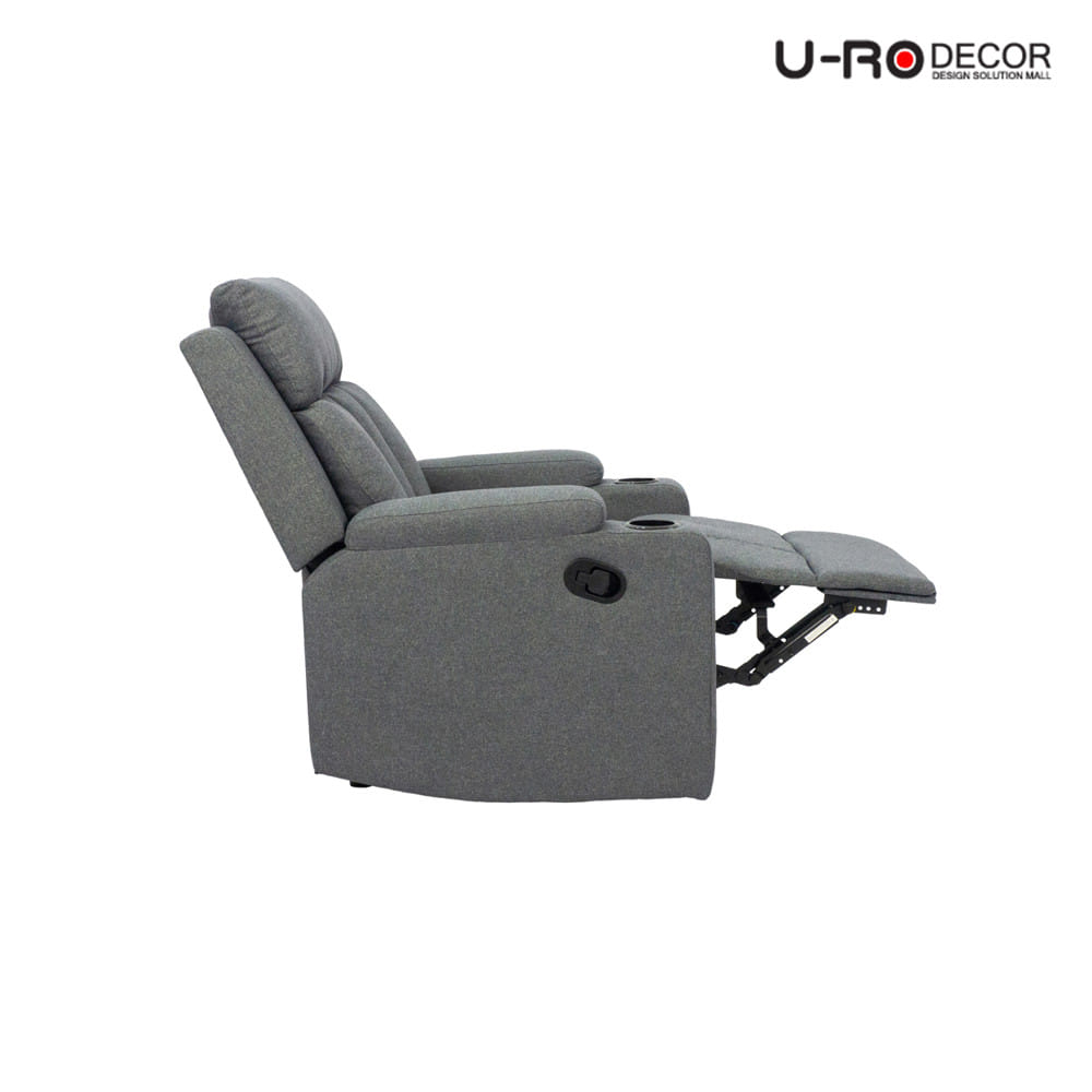 เก้าอี้ปรับนอน U-RO DECOR JACOB สีเทาเข้ม