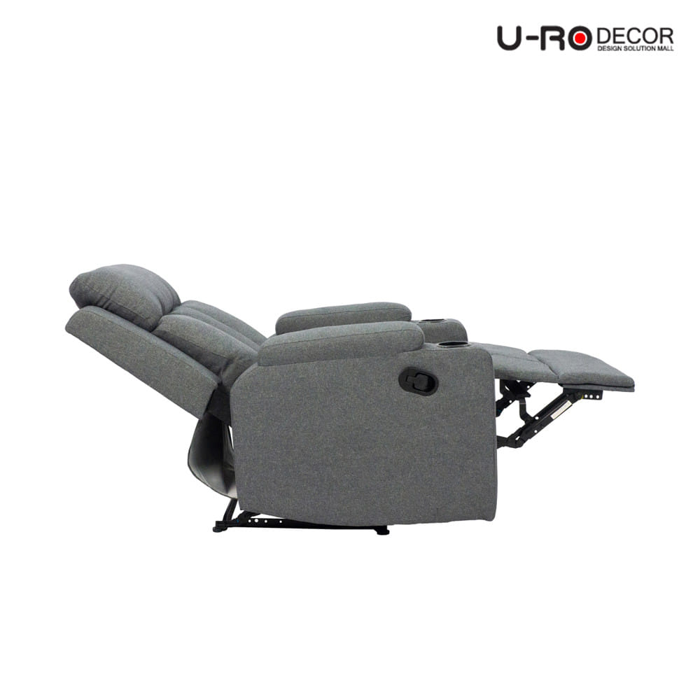 เก้าอี้ปรับนอน U-RO DECOR JACOB สีเทาเข้ม