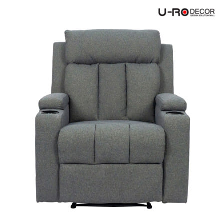 เก้าอี้ปรับนอน U-RO DECOR JACOB สีเทาเข้ม_1