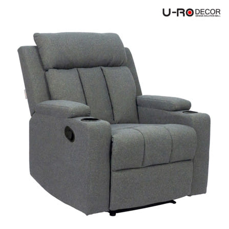 เก้าอี้ปรับนอน U-RO DECOR JACOB สีเทาเข้ม_2