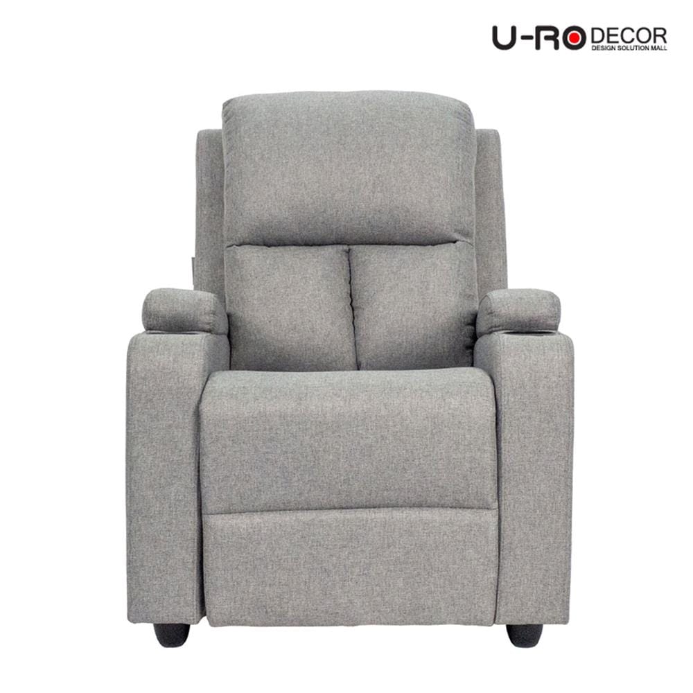 เก้าอี้ปรับนอน U-RODECOR JUSTIN สีเทาอ่อน