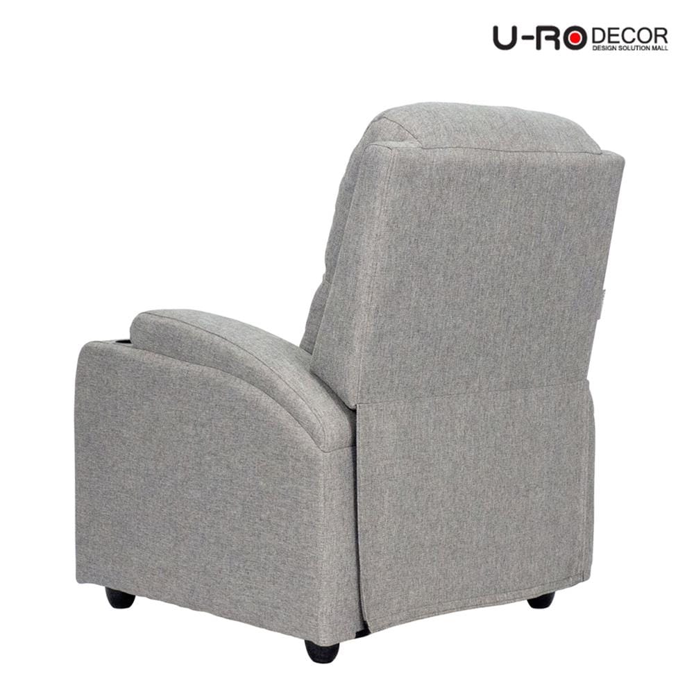 เก้าอี้ปรับนอน U-RODECOR JUSTIN สีเทาอ่อน