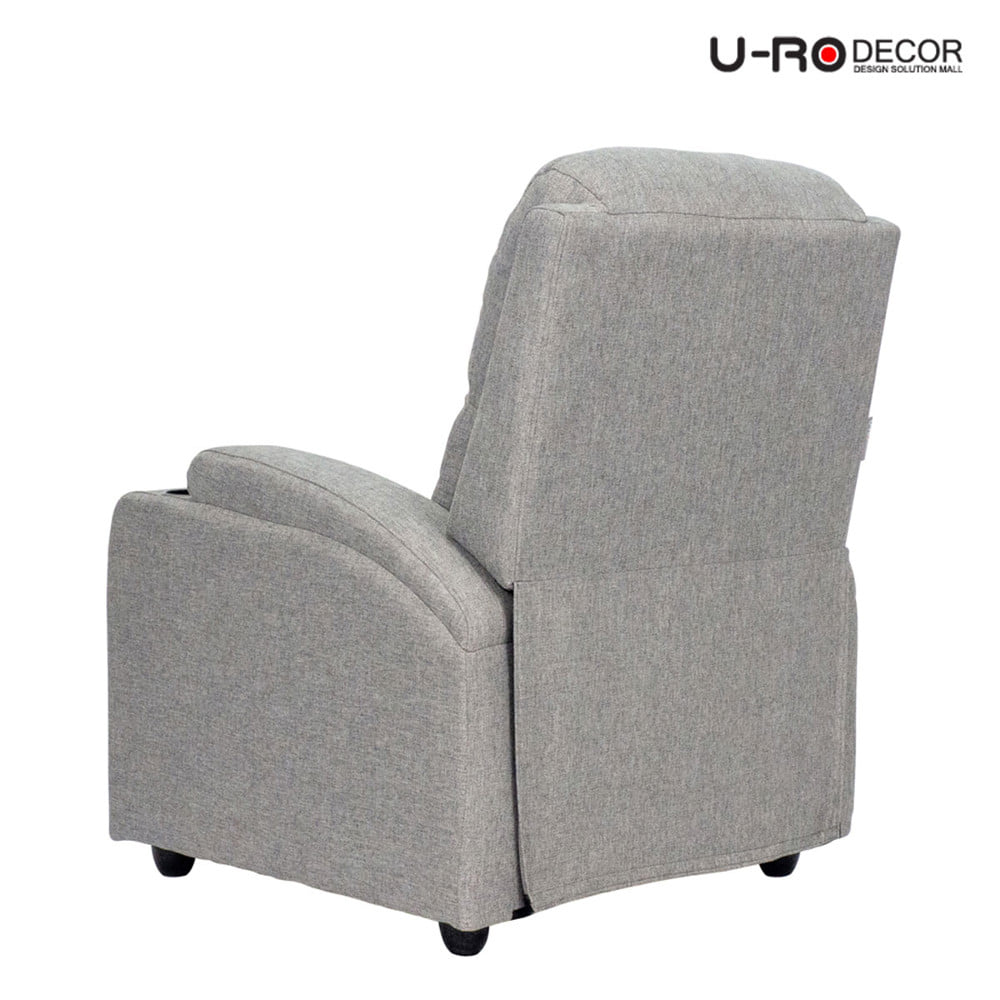 เก้าอี้ปรับนอน U-RO DECOR JUSTIN สีเทาอ่อน