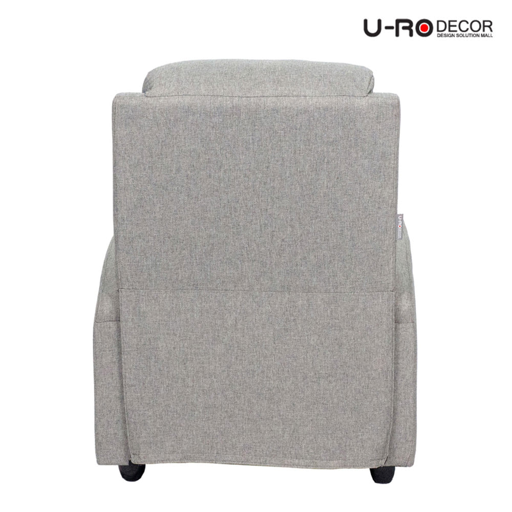 เก้าอี้ปรับนอน U-RO DECOR JUSTIN สีเทาอ่อน
