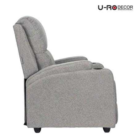 เก้าอี้ปรับนอน U-RODECOR JUSTIN สีเทาอ่อน_2