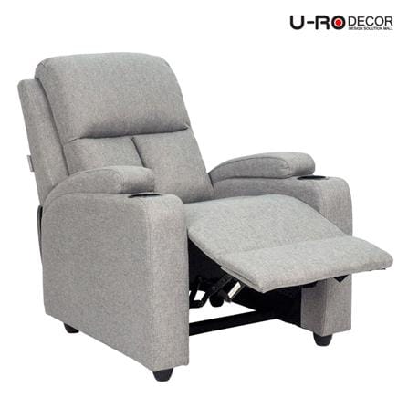 เก้าอี้ปรับนอน U-RODECOR JUSTIN สีเทาอ่อน_5