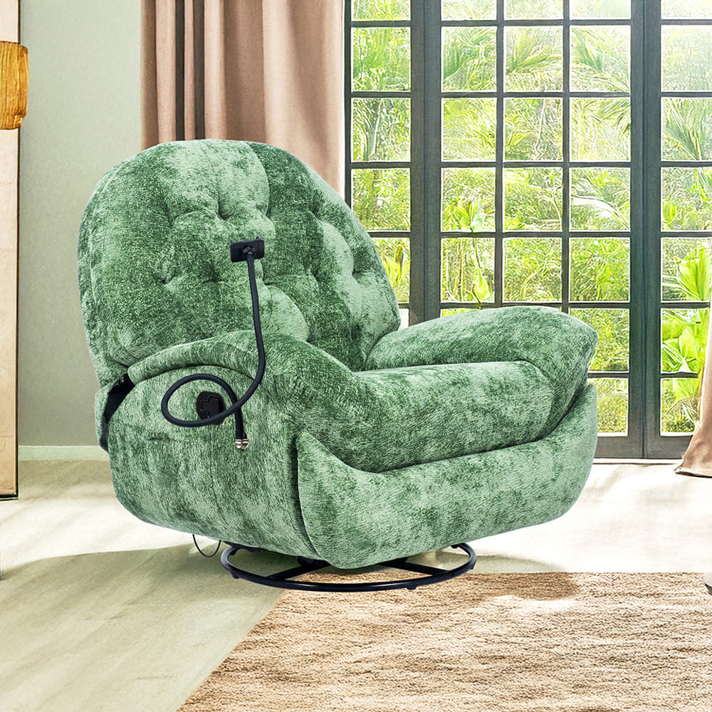 โซฟาปรับนอน U-RO DECOR COMO สีเขียว