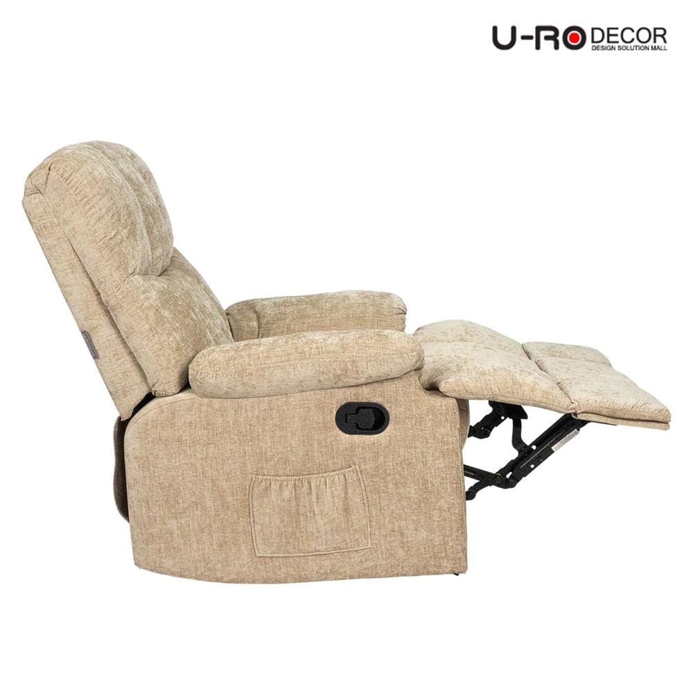เก้าอี้ปรับนอน U-RODECOR JACKSON สีน้ำตาลอ่อน