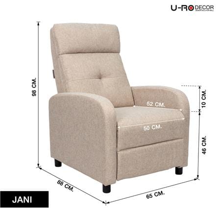 เก้าอี้ปรับนอน U-RODECOR JANI สีเบจ_13
