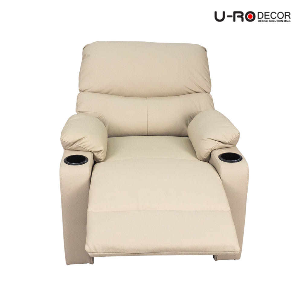 เก้าอี้ปรับนอน U-RO DECOR CAIO สีเบจ