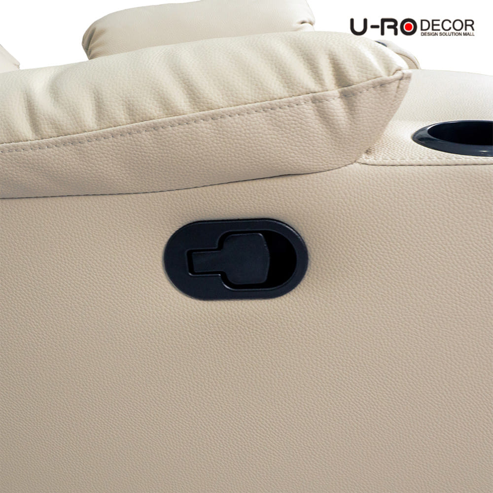 เก้าอี้ปรับนอน U-RO DECOR CAIO สีเบจ