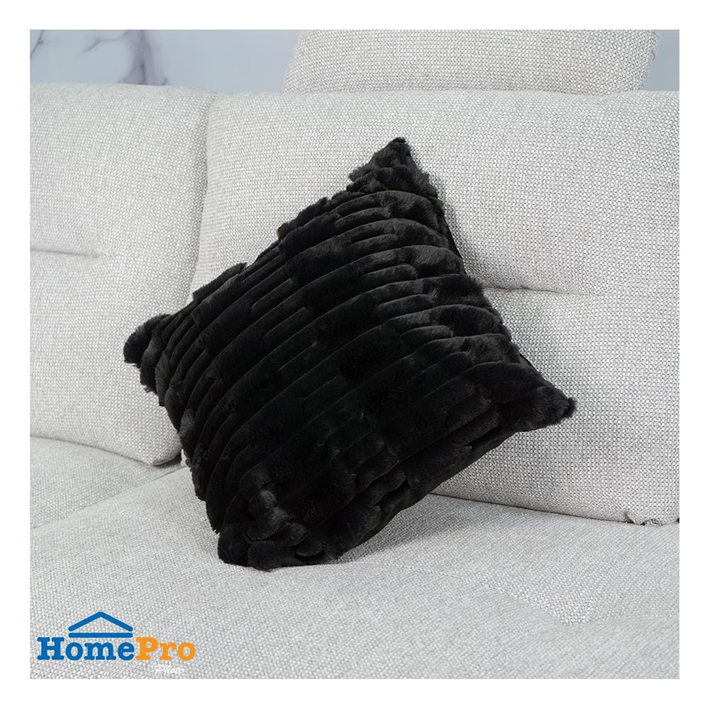 หมอนอิง HOME LIVING STYLE NILO 18x18 นิ้ว สีดำ