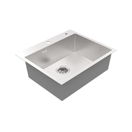 ซิงค์ฝัง 1 หลุม MEX SQ60-MF สีเงิน_2