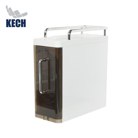 ชั้นลิ้นชักเก็บเครื่องปรุง 2 ชั้น KECH LULU สีขาว/ใส_0
