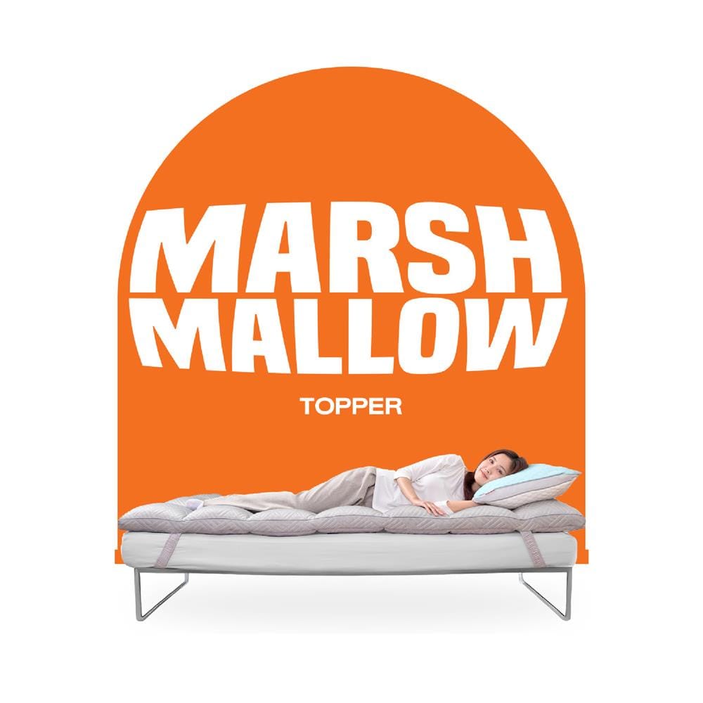 แผ่นรองนอน 6 ฟุต ERGOTREND MARSH MALLOW