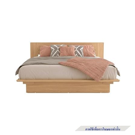 เตียง 6 ฟุต TOMATO HOME B-DK-02 สีอิชิโอ๊ค_2