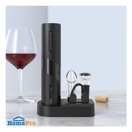 เครื่องเปิดไวน์ ELECTRIC WINE SET สีดำ_5