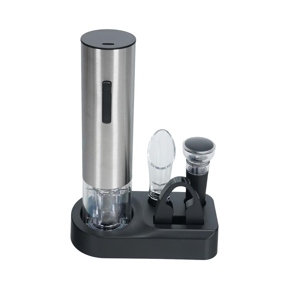 เครื่องเปิดไวน์ ELECTRIC WINE SET สีเงิน