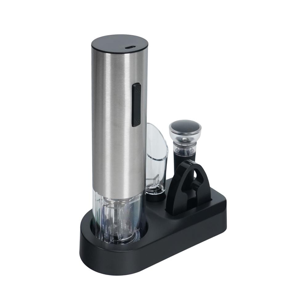 เครื่องเปิดไวน์ ELECTRIC WINE SET สีเงิน