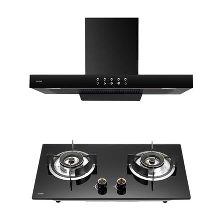 เตาฝัง+เครื่องดูดควัน KUCINE BLAZE-2G+BREEZE90