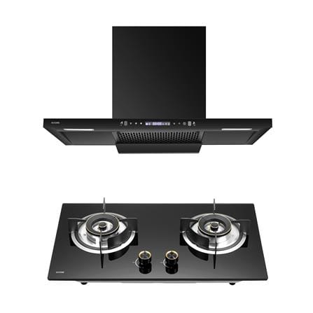 เตาฝัง+เครื่องดูดควัน KUCINE BLAZE-2G+AERO90