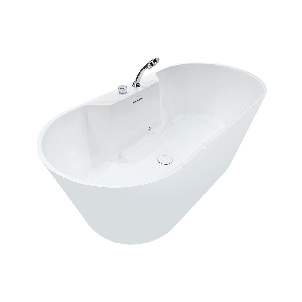 อ่างอาบน้ำ แบบลอยตัว (อ่างเปล่า) CRISTINA CT-CLICK-S16879FBT 170 ซม. สีขาว