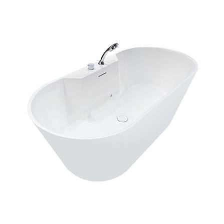 อ่างอาบน้ำ แบบลอยตัว (อ่างเปล่า) CRISTINA CT-CLICK-S16879FBT 170 ซม. สีขาว_0