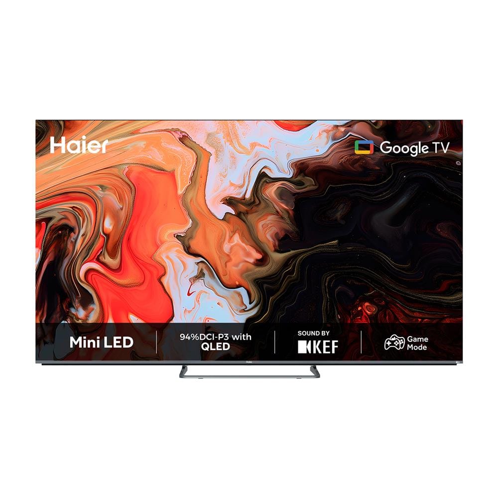 ทีวี มินิคิวแอลอีดี 85 นิ้ว HAIER (4K, MINI QLED, GOOGLE TV) H85M80FUX
