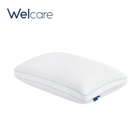 หมอนหนุน ขนห่านเทียม WELCARE COOL TOUCH 49x74x19 ซม. สีขาว_0