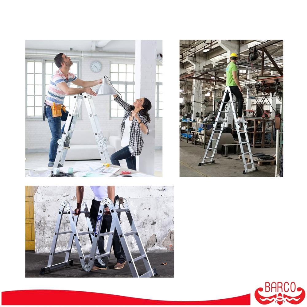 บันไดอเนกประสงค์ปรับแบบ BARCO M2 4x3 12 ขั้น
