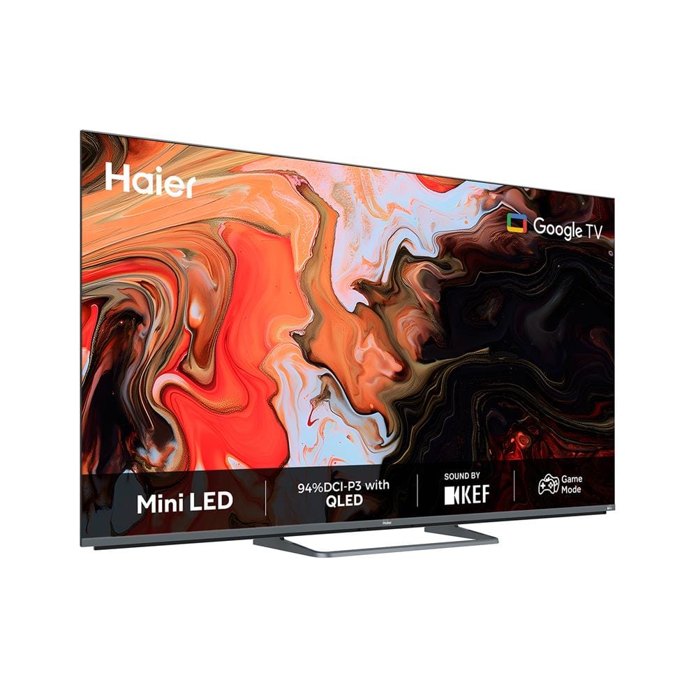 ทีวีมินิคิวแอลอีดี 55 นิ้ว HAIER (4K, MINI LED, GOOGLE TV) H55M80FUX