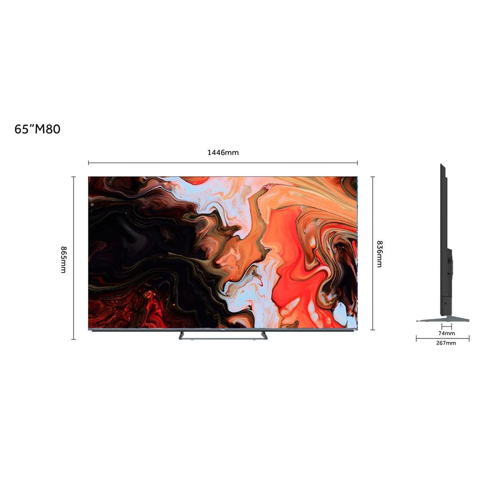 ทีวี มินิคิวแอลอีดี 65 นิ้ว HAIER (4K, MINI QLED, GOOGLE TV) H65M80FUX
