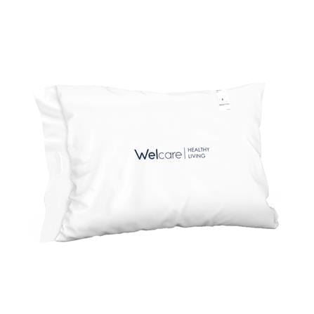 หมอนหนุน ขนห่านเทียม WELCARE COOL TOUCH 49x74x23 ซม. สีขาว_3