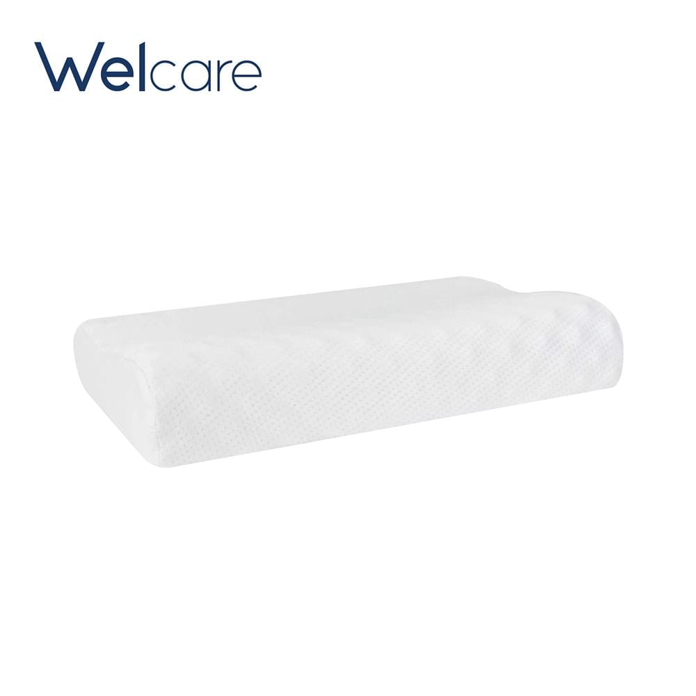 หมอนสุขภาพ ยางพารา WELCARE ERGO LATEX 37x60x12 ซม. สีขาว