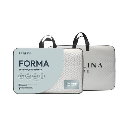 หมอนสุขภาพ เมมโมรี่โฟม FROLINA FORMA 63x41x12 ซม. สีขาว_7