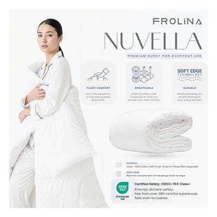 ไส้ผ้านวม FROLINA NUVELA 70x90 นิ้ว สีขาว_6