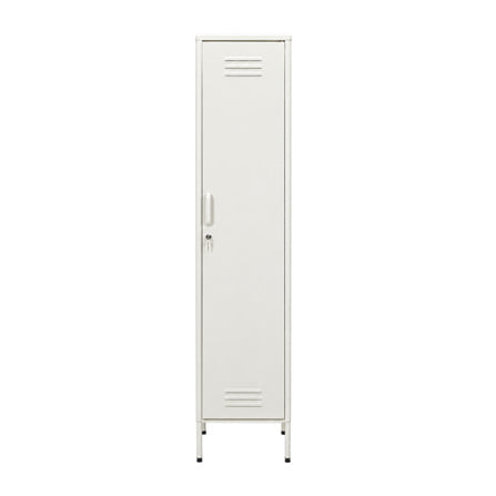 ตู้เสื้อผ้าเหล็กบานเปิด FURDINI NOVA 38 ซม. สีขาว_2