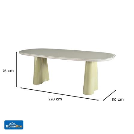 โต๊ะทานข้าว BENETTA VELORA 220 ซม. สีครีม_7