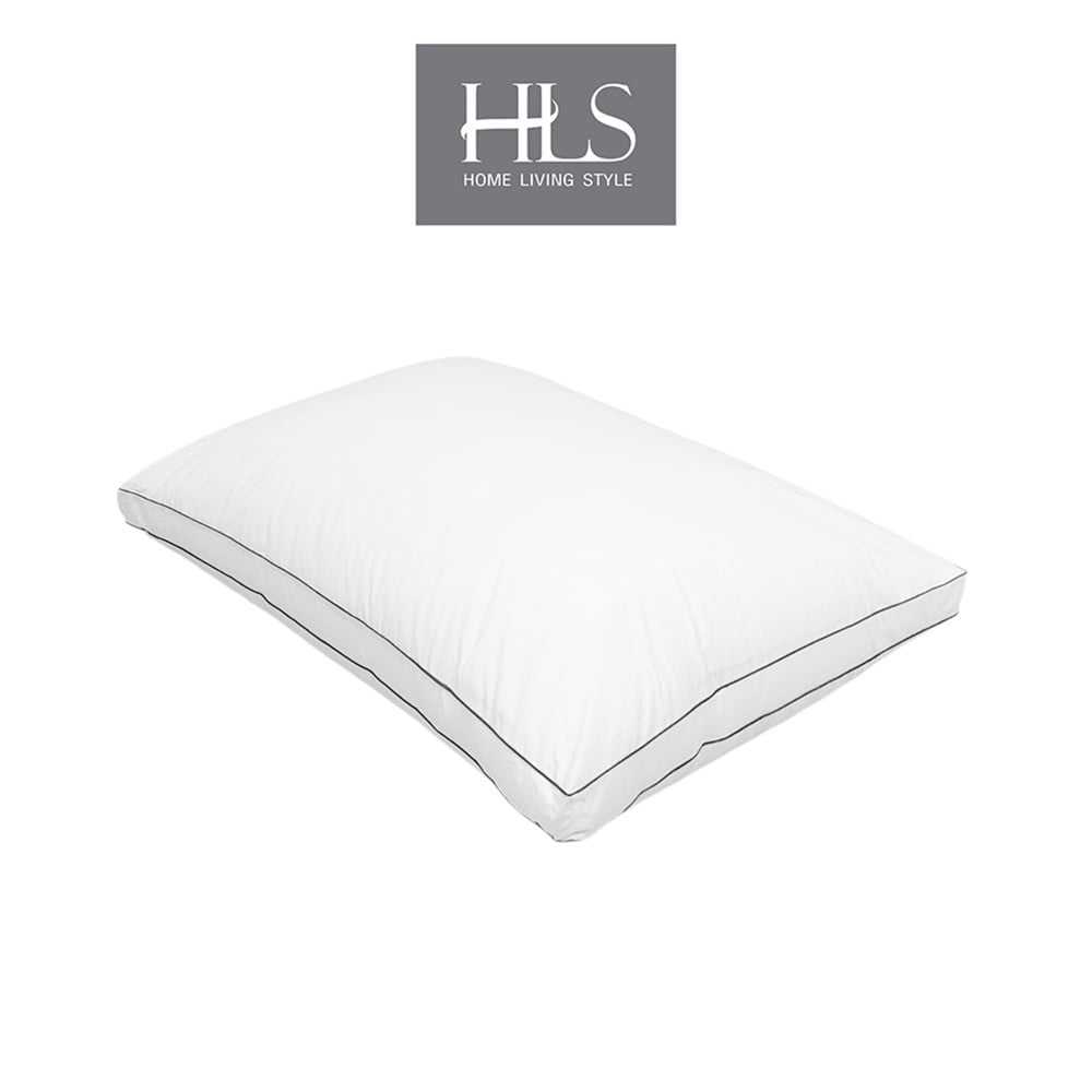 หมอนหนุน ไมโครไฟเบอร์ HOME LIVING STYLE EXTRA FIRM 23x34 นิ้ว สีขาว_1