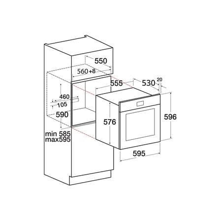 ไมโครเวฟ+เตาอบ AXIA INT 25 MWG 500+INT 72 TC_7