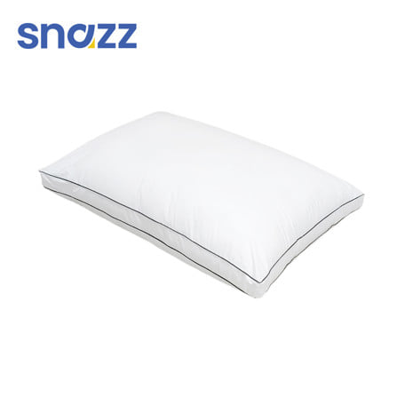 หมอนหนุน ไมโครไฟเบอร์ HOME LIVING STYLE EXTRA MEDIUM 23x34 นิ้ว สีขาว_0