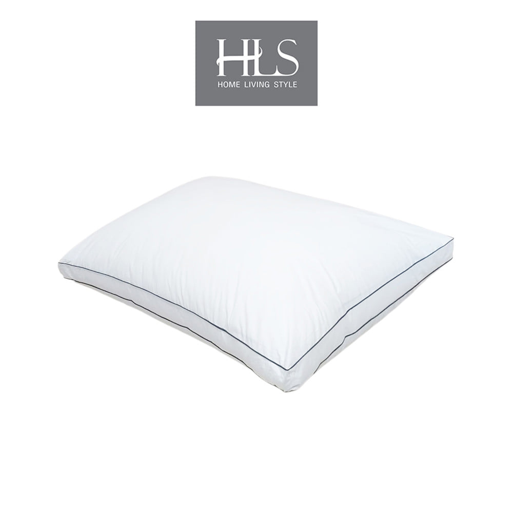 หมอนหนุน ไมโครไฟเบอร์ HOME LIVING STYLE FIRM 18x28 นิ้ว สีขาว