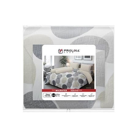 ชุดผ้าปูที่นอน 3.5 ฟุต (ชุด 4 ชิ้น) FROLINA MICROTEX DF078_4