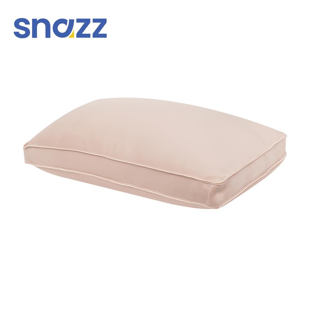 หมอนหนุน ใยสังเคราะห์ SNAZZ COOLING CHILLUXE 30x50 ซม. สีชมพู