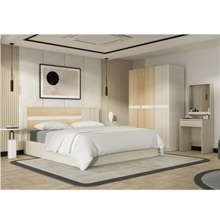 ชุดห้องนอน 5 ฟุต KONCEPT MAZE 2-19250615 สีไอโวรี่/ลินด์เบิร์ก_9