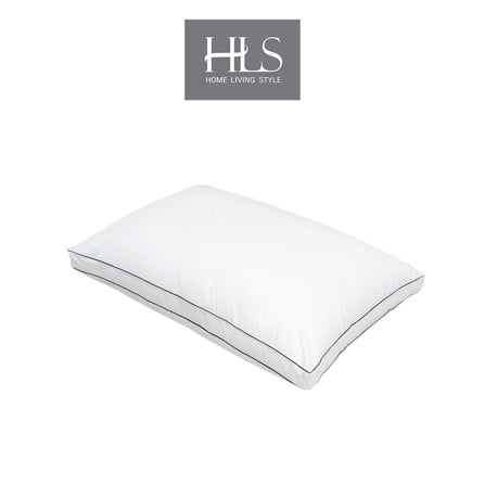 หมอนหนุน ไมโครไฟเบอร์ HOME LIVING STYLE MEDIUM 18x28 นิ้ว สีขาว_0